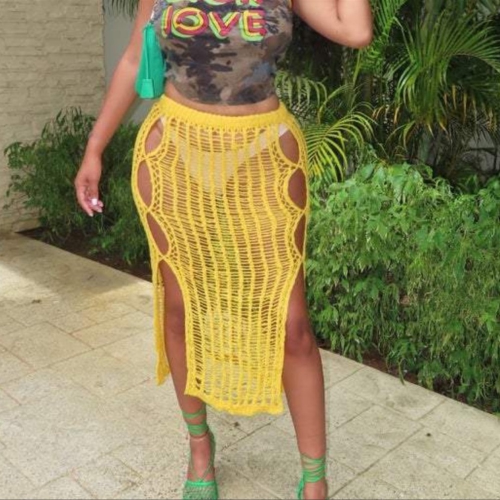 Brand new crochet skirt